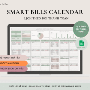 Quản lý chi phí/ Theo dõi thanh toán, dòng tiền - Spreadsheet Template