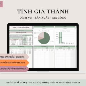 Version 1 - Tính giá thành
