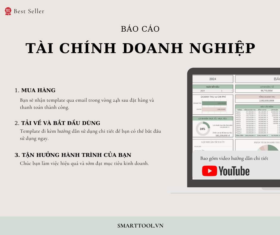 Profit & Lost – Báo cáo lãi lỗ doanh nghiệp (Spreadsheet Template) - Image 9