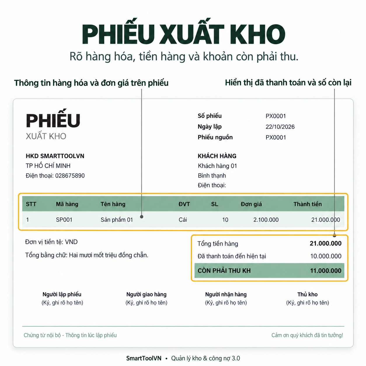 File quản lý kho và công nợ trên Google Sheets 3.0 - Image 3