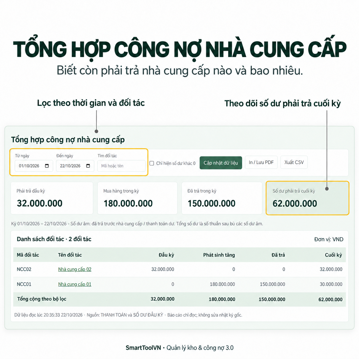 File quản lý kho và công nợ trên Google Sheets 3.0 - Image 6