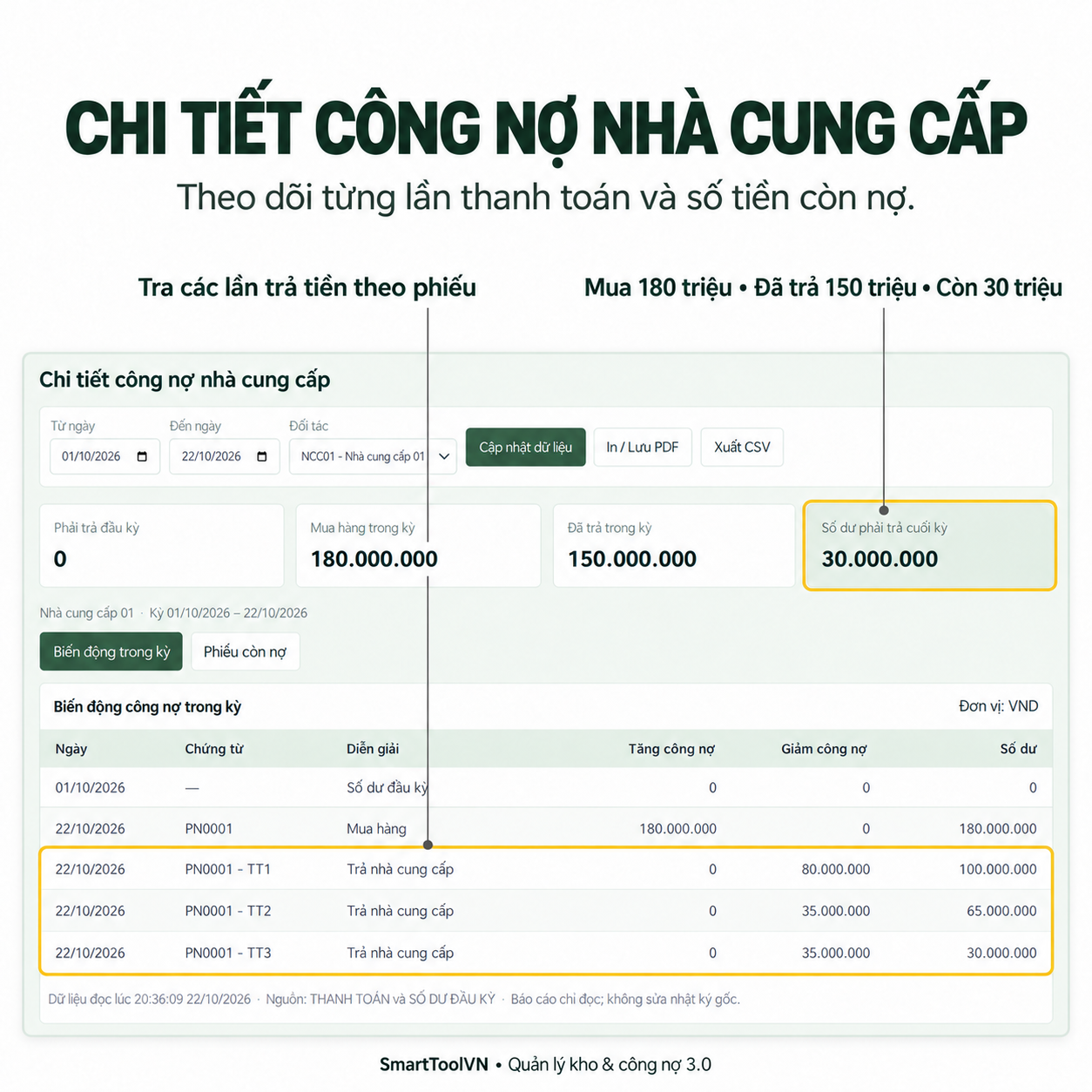 File quản lý kho và công nợ trên Google Sheets 3.0 - Image 7