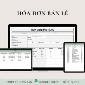 Hóa đơn bán lẻ - Spreadsheet Template